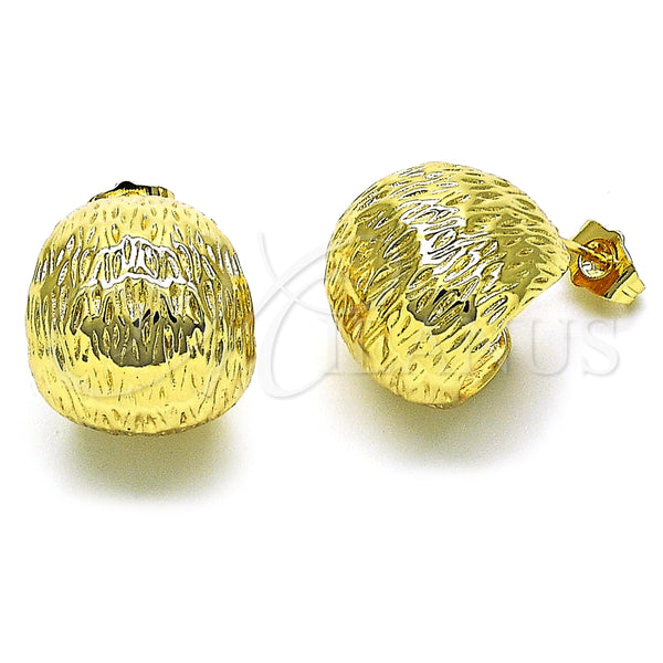 Argolla Pequeña 02.163.0240.20 Oro Laminado, Diamantado, Tono Dorado