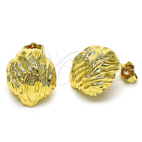 Arete Dormilona 02.163.0248 Oro Laminado, Pulido, Tono Dorado