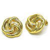 Arete Dormilona 02.163.0252 Oro Laminado, Pulido, Tono Dorado