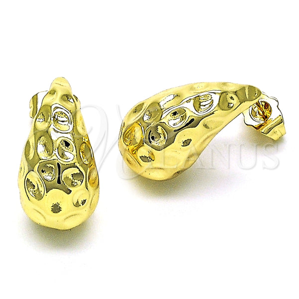 Arete Dormilona 02.163.0253 Oro Laminado, Pulido, Tono Dorado