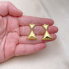 Arete Colgante 02.368.0087 Oro Laminado, Pulido, Tono Dorado