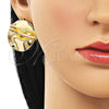 Arete Dormilona 02.156.0667 Oro Laminado, Pulido, Tono Dorado