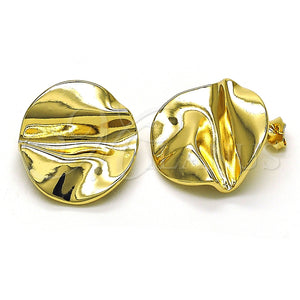 Arete Dormilona 02.156.0667 Oro Laminado, Pulido, Tono Dorado