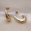 Arete Dormilona 02.156.0669 Oro Laminado, Pulido, Tono Dorado