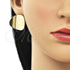 Arete Dormilona 02.385.0022 Oro Laminado, Pulido, Tono Dorado
