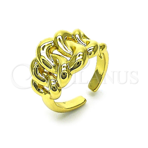 Anillo Elegante 01.341.0120 Oro Laminado, Pulido, Tono Dorado (One size fits all)