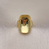 Anillo Elegante 01.341.0123 Oro Laminado, Pulido, Tono Dorado (One size fits all)