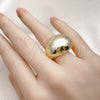 Anillo Elegante 01.213.0048 Oro Laminado, Diseño de Bola, Pulido, Tono Dorado (One size fits all)