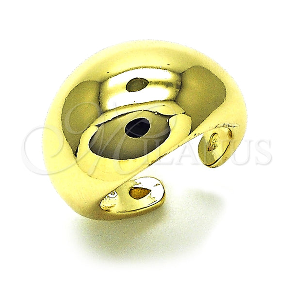 Anillo Elegante 01.213.0048 Oro Laminado, Diseño de Bola, Pulido, Tono Dorado (One size fits all)