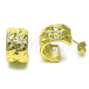 Argolla Pequeña 02.213.0594.18 Oro Laminado, Pulido, Tono Dorado