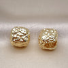Argolla Huggie 02.195.0258.16 Oro Laminado, Pulido, Tono Dorado