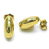Arete Dormilona 02.156.0674 Oro Laminado, Pulido, Tono Dorado