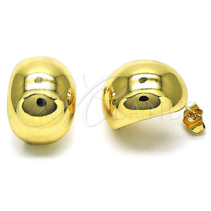 Arete Dormilona 02.156.0680 Oro Laminado, Pulido, Tono Dorado