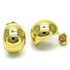 Arete Dormilona 02.156.0681 Oro Laminado, Pulido, Tono Dorado