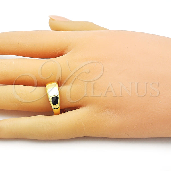 Anillo Elegante 01.368.0022 Oro Laminado, Pulido, Tono Dorado (One size fits all)