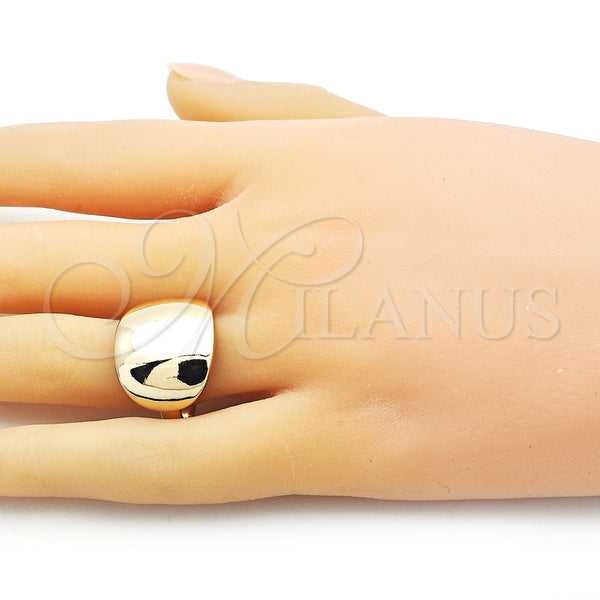 Anillo Elegante 01.213.0051 Oro Laminado, Pulido, Tono Dorado (One size fits all)