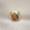 Anillo Elegante 01.213.0051 Oro Laminado, Pulido, Tono Dorado (One size fits all)