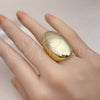 Anillo Elegante 01.213.0052 Oro Laminado, Pulido, Tono Dorado (One size fits all)