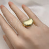Anillo Elegante 01.341.0132 Oro Laminado, Diseño de Corazón, Pulido, Tono Dorado (One size fits all)