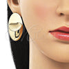 Arete Dormilona 02.385.0032 Oro Laminado, Pulido, Tono Dorado