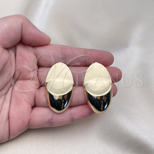 Arete Dormilona 02.385.0032 Oro Laminado, Pulido, Tono Dorado