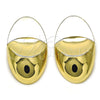 Arete Dormilona 02.385.0032 Oro Laminado, Pulido, Tono Dorado