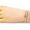 Aro Trio 07.93.0018.02 Oro Laminado, Diseño de Hueco, Diamantado, Tono Dorado (04 MM Thickness, Size 2 (1.75 Diameter))