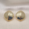 Arete Dormilona 02.385.0043 Oro Laminado, Pulido, Tono Dorado