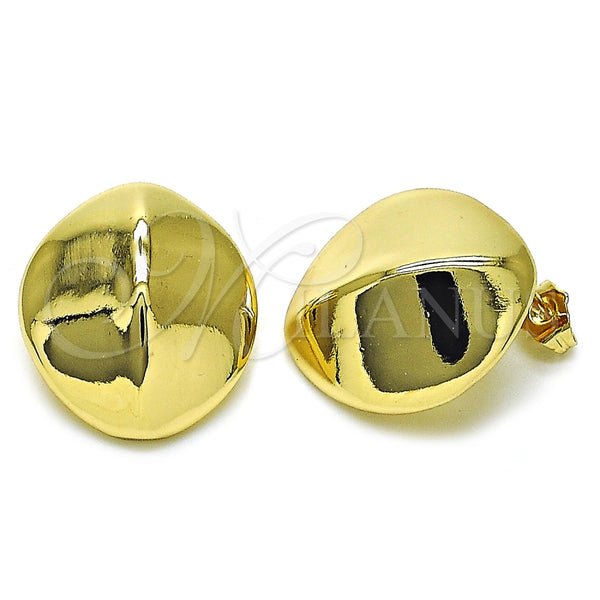 Arete Dormilona 02.385.0043 Oro Laminado, Pulido, Tono Dorado