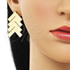 Arete Dormilona 02.385.0044 Oro Laminado, Pulido, Tono Dorado