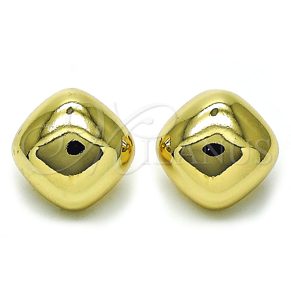 Arete Dormilona 02.385.0047 Oro Laminado, Pulido, Tono Dorado