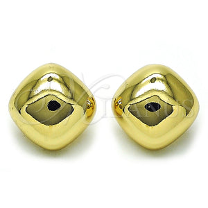 Arete Dormilona 02.385.0047 Oro Laminado, Pulido, Tono Dorado