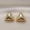 Arete Dormilona 02.385.0049 Oro Laminado, Pulido, Tono Dorado