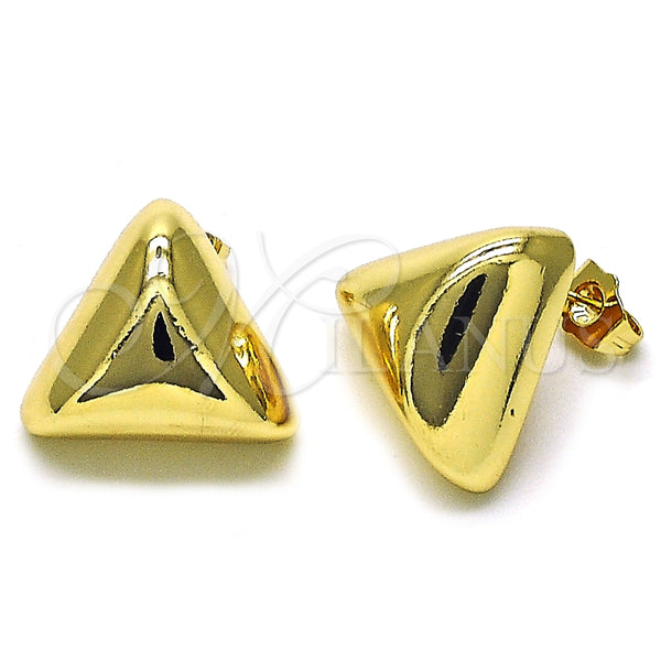 Arete Dormilona 02.385.0049 Oro Laminado, Pulido, Tono Dorado