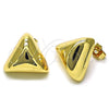 Arete Dormilona 02.385.0049 Oro Laminado, Pulido, Tono Dorado