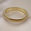 Pulsera Elegante 03.213.0252.08 Oro Laminado, Diseño de Bead Expandible, Pulido, Tono Dorado (12 MM Thickness, 8 Inches Length)