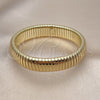 Pulsera Elegante 03.213.0253.08 Oro Laminado, Diseño de Bead Expandible, Pulido, Tono Dorado (14 MM Thickness, 8 Inches Length)