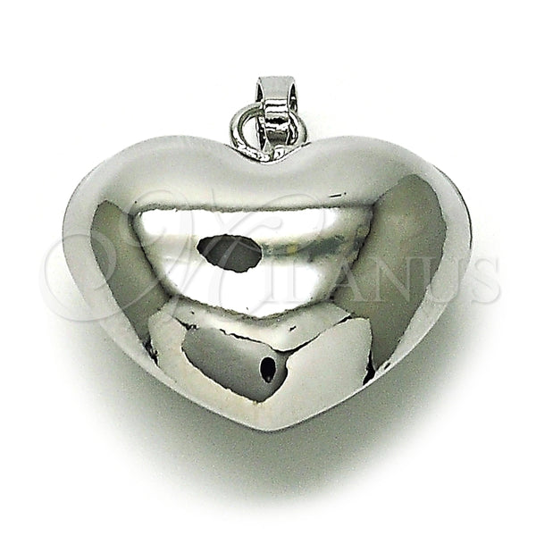 Dije Elegante 05.368.0003.1 Oro Laminado, Diseño de Corazón, Pulido, Rodinado