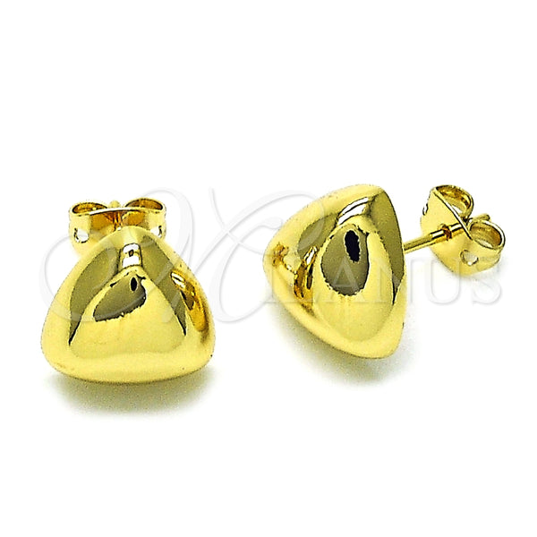 Arete Dormilona 02.342.0330 Oro Laminado, Pulido, Tono Dorado