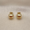 Arete Dormilona 02.342.0331 Oro Laminado, Pulido, Tono Dorado