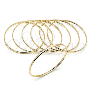 Aro Semanario 07.298.0001.06 Oro Laminado, Pulido, Tono Dorado (Grosor 03 MM, Talla 6 (2,75 de Diámetro))