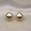 Arete Dormilona 02.195.0282 Oro Laminado, Pulido, Tono Dorado