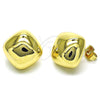Arete Dormilona 02.195.0282 Oro Laminado, Pulido, Tono Dorado