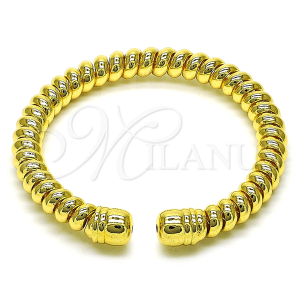 Aro Individual 07.170.0023 Oro Laminado, Diseño de Torcido y Espiral, Pulido, Tono Dorado (07 MM Thickness, One size fits all)