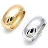 Aro Individual 07.307.0023.05 Oro Laminado, Pulido, Tono Dorado (30 MM Thickness, Size 5 (2.50 Diameter))