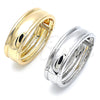 Aro Individual 07.307.0025.04 Oro Laminado, Pulido, Tono Dorado (20 MM Thickness, Size 4 (2.25 Diameter))