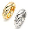 Aro Individual 07.307.0027.04 Oro Laminado, Diseño de Torcido, Pulido, Tono Dorado (20 MM Thickness, Size 4 (2.25 Diameter))