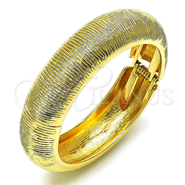 Aro Individual 07.307.0029.04 Oro Laminado, Cepillado, Tono Dorado (18 MM Thickness, Size 4 (2.25 Diameter))