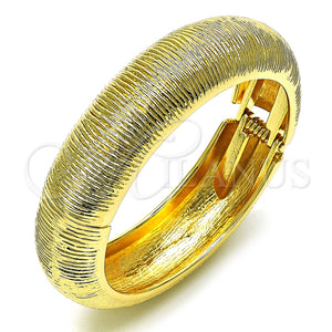 Aro Individual 07.307.0029.04 Oro Laminado, Cepillado, Tono Dorado (18 MM Thickness, Size 4 (2.25 Diameter))