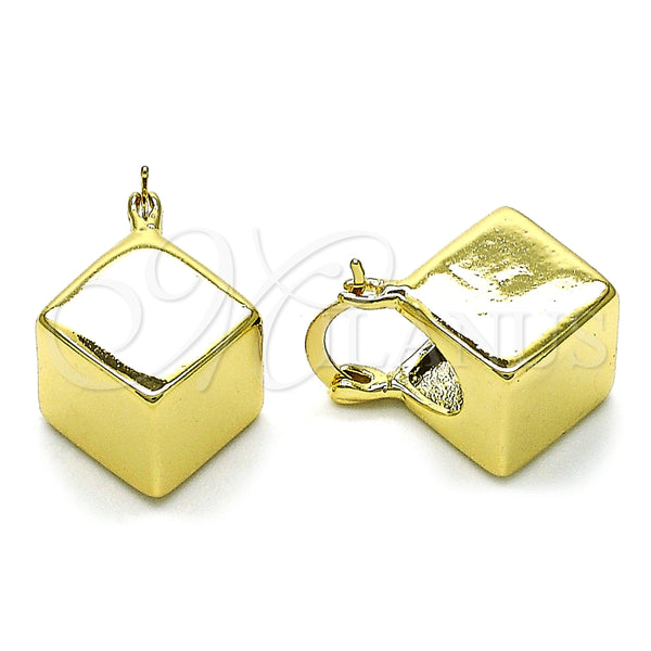 Argolla Pequeña 02.213.0660.14 Oro Laminado, Pulido, Tono Dorado